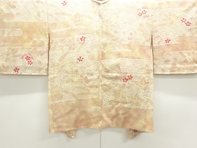 JAPANESE HAORI / ALL SHIBORI / UME BLOSSOM
